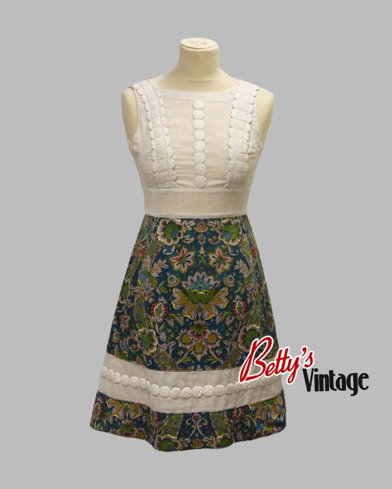 Vintage dress 1960's hippie chic, Vintage 1960's h