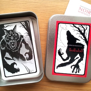 Noir Werewolf! Werwolf Party Spiel Karten / Gesellschaftsspiel, 36 Spielkarten, PARTY GAME, the Best WEREWOLF Cards