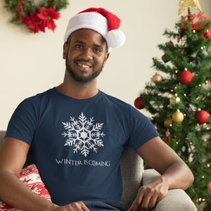 snowflake winter is coming t shirt