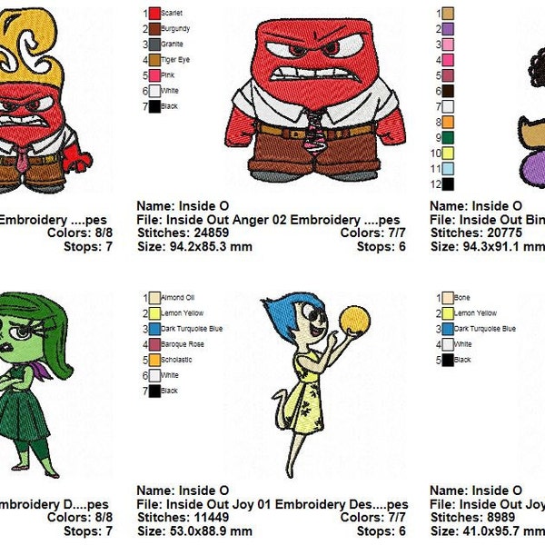 Package 14 Inside Out Embroidery Designs