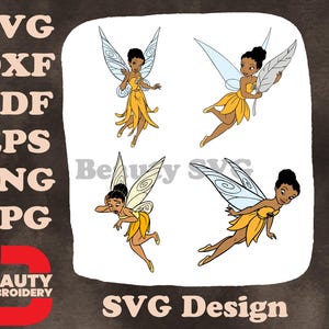 Disney Fairies Iridessa Light Fairy Flying Poses gracieuses Rayon de soleil magique Graphiques SVG