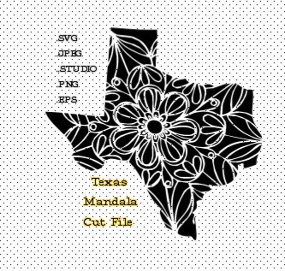 Download Texas Cut File Mandala State Cut File Svg Cricut Cut File Etsy