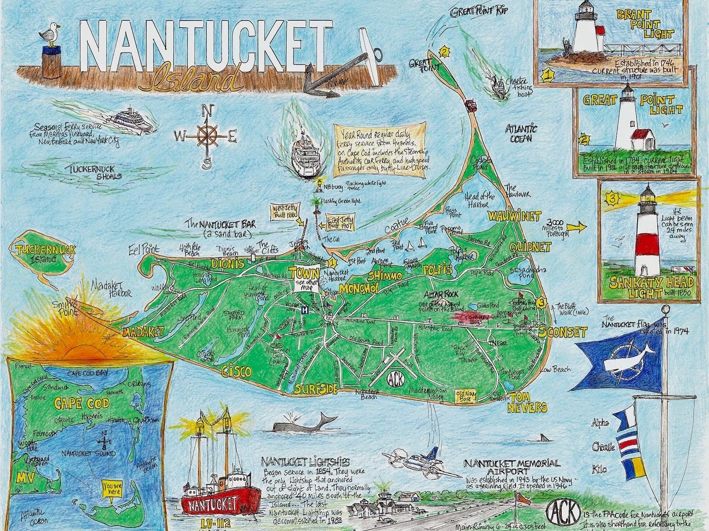 Nantucket Map