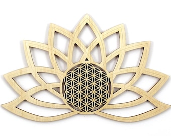 Decoration "Lotus" with flower of life