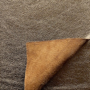 Bronze Metallic Cow Leather: 8.5&#39;&#39; x 11&#39;&#39; Pre Cut Pieces