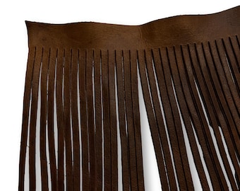 Oil Tanned Leather Fringe: Sold by the Foot