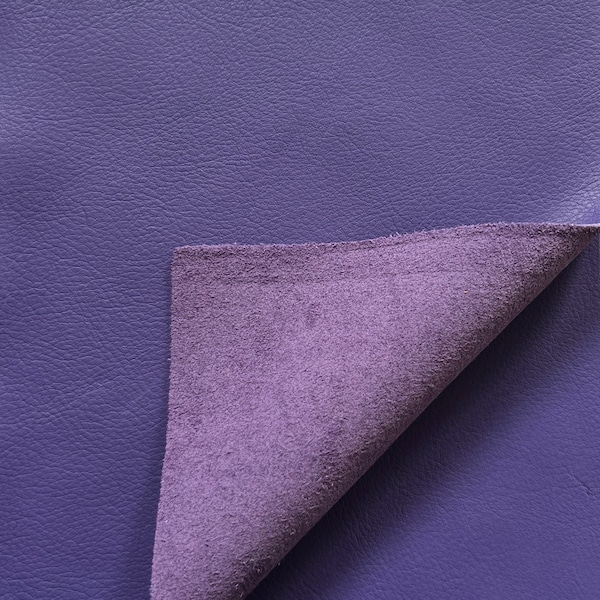 Ultraviolet Cow Leather: 8.5" x 11" Pre Cut Pieces