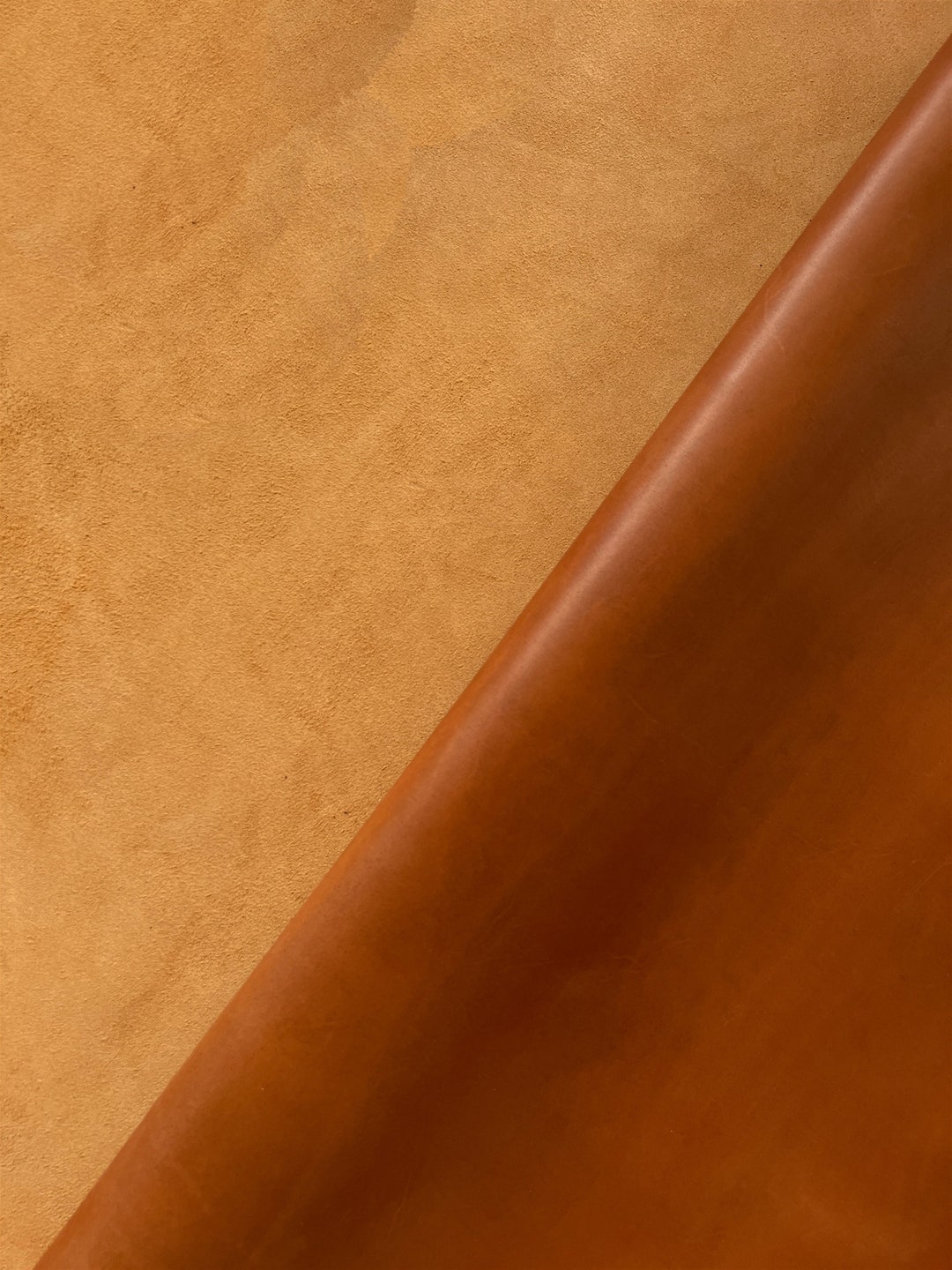 Whiskey Crazy Horse 4/5 OZ Heavyweight Natural Cowhide Leather Skins Genuine Tooling Leather for