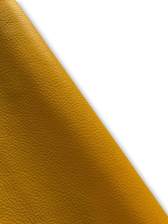 Butterscotch Natural Grain Cowhide Leather Skins. Genuine Cow leather for DIY craft, Upholstery, leather crafting, Cut and sew leather goods