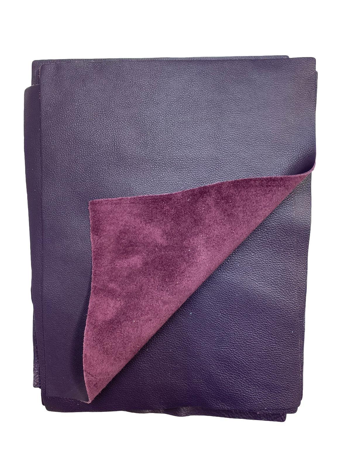 Grape Purple Cow Leather: 8.5 X 11 Pre Cut Pieces - Etsy
