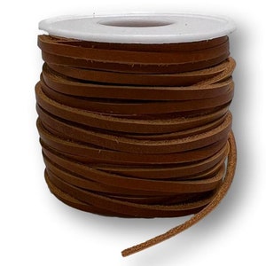 Natural Leather Lace: Sold By The Yard