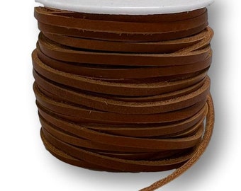 Natural Leather Lace: Sold By The Yard