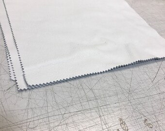 12'' x 12'' White Cowhide: Soft Natural Pebble Grain Leather 2.5-3 oz. Perfect for Handbags, Shoes, Garments, and Leather Crafts!