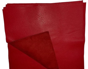 Leather Scraps Red Leather offcuts Remnants Sheets Goatskin Sheep Leather Scraps Red Leather offcuts Remnants Sheets Goatskin Sheep