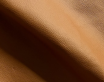 Cognac Cow Leather Whole Hide (Upholstery Leather) ideal for upholstery repair, auto repair, Reupholstery, home decor, furniture