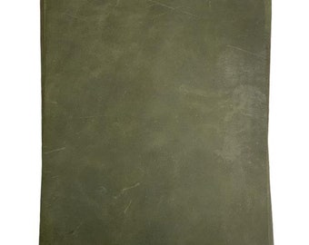 1 piece of Olive green real leather 86cm x 40cm 100% genuine leather 1 piece of Olive green real leather 86cm x 40cm 100% genuine leather
