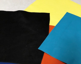 5 Piece 12 x 12 Cuttings Variety Pack. Perfect for Handbags, Shoes, Garments, Accessories, Leather Crafts, Jewelry, Earrings