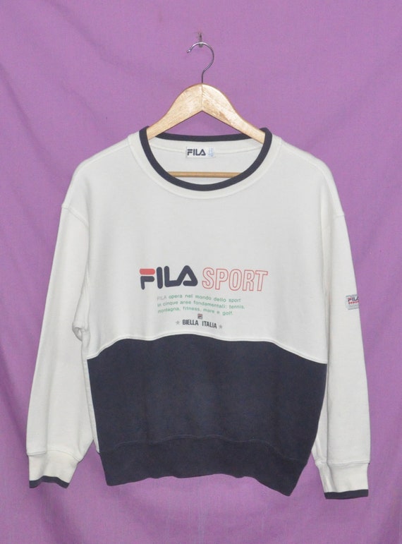 fila blue sweatshirt