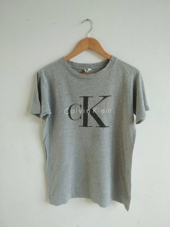 Vintage 90s Calvin Klein Small Size T-shirt Made in USA - Etsy Israel