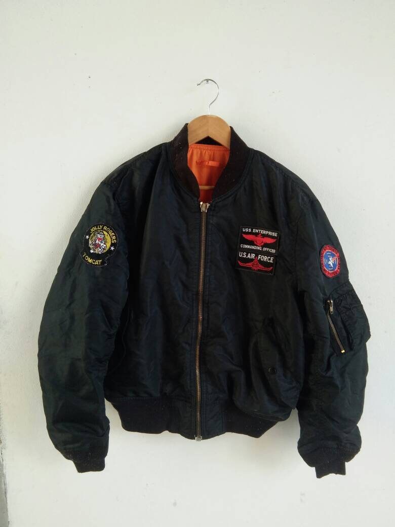 Avirex Ma 1 Jacket - Etsy Avirex Ma 1 Jacket - Etsy