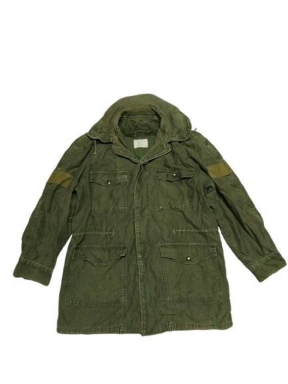 Vintage 60s Mar 1963 John Ownbey Co LTD US Air Force USAF Military M-65 Field Jacket USA