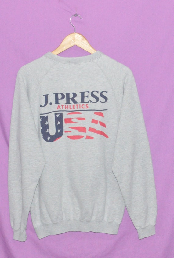 Vintage J Press Jpress USA Big Logo Sweatshirt Cr