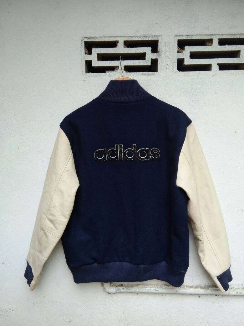 Rare Vintage Adidas Wool Varsity Jacket 