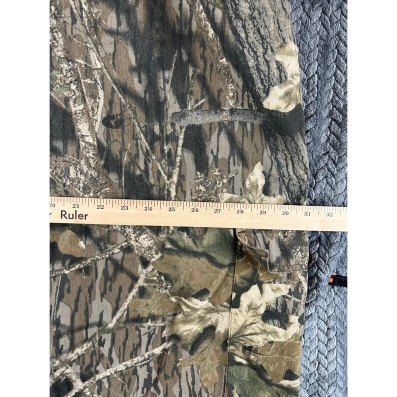 Jerzees Mossy Oak Herren Vintage Jagdhose 48x32 Camo Cargo Gebrauch Vintage Bild 6
