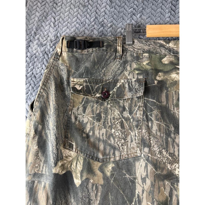 Jerzees Mossy Oak Herren Vintage Jagdhose 48x32 Camo Cargo Gebrauch Vintage Bild 8