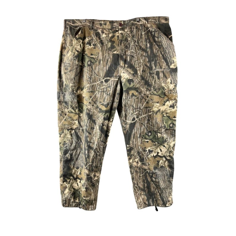 Jerzees Mossy Oak Herren Vintage Jagdhose 48x32 Camo Cargo Gebrauch Vintage Bild 1