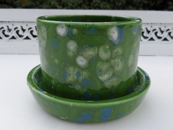 Flower Pot and Saucer - Etsy UK