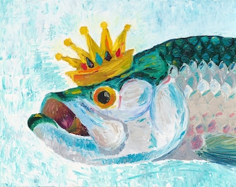 The Prince - Original Oil Tarpon Painting