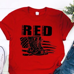 Red Friday Shirt/ Support RED Friday/ Remember Everyone Deployed/ Parent Support Shirt/ Military Support Shirt