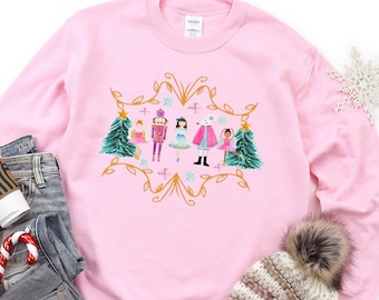 Nutcracker Sweatshirt/ Christmas Sweatshirt/ Sugar Plum Fairy/ Christmas Sweater/ Christmas Shirt/ Christmas Gift