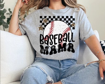 Chemise de baseball Mama