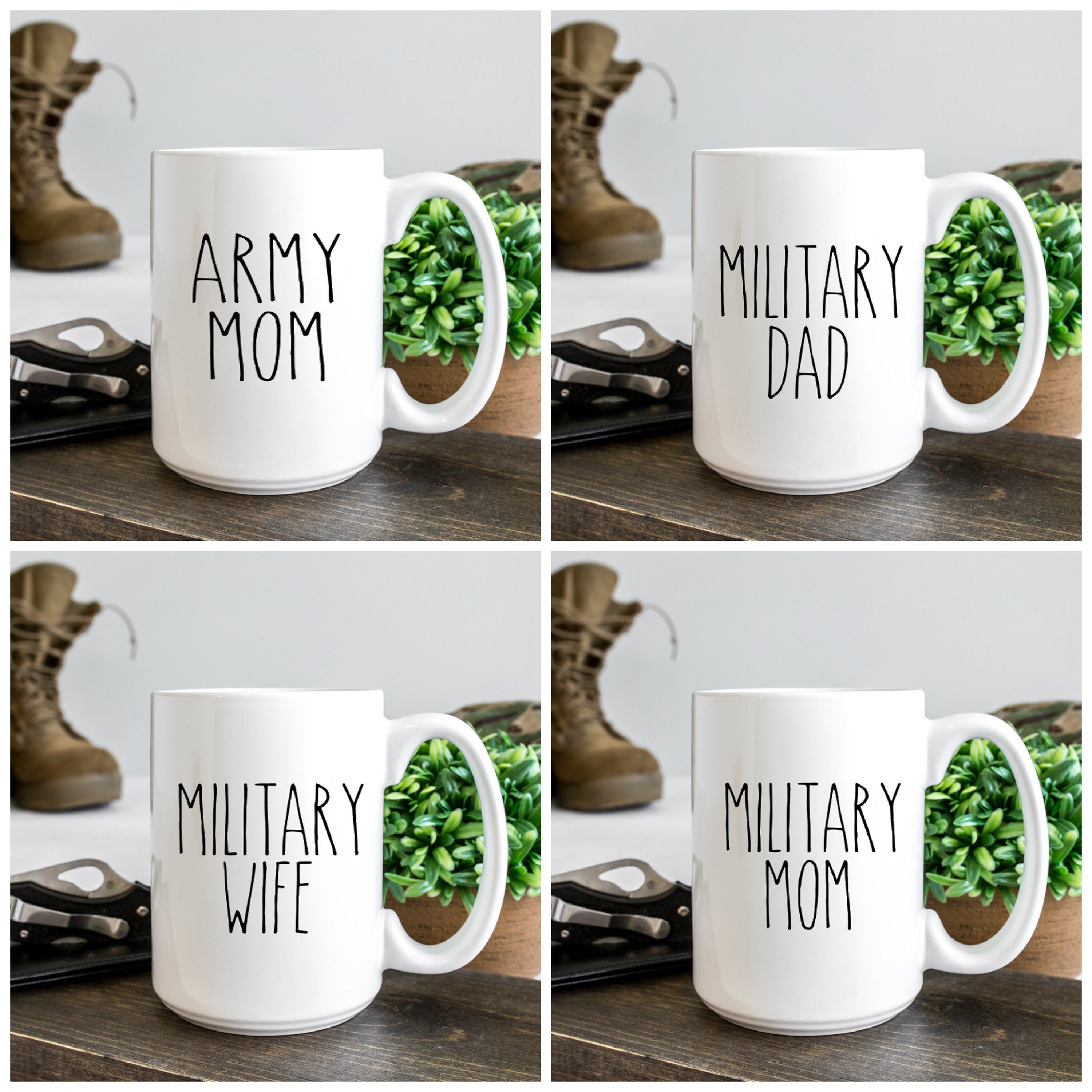 Military Mugs/ Military Mom/ Military Dad /military Wife/ Military Coffee  Cup/ Custom Coffee Mug/ Glass Coffee Cup 