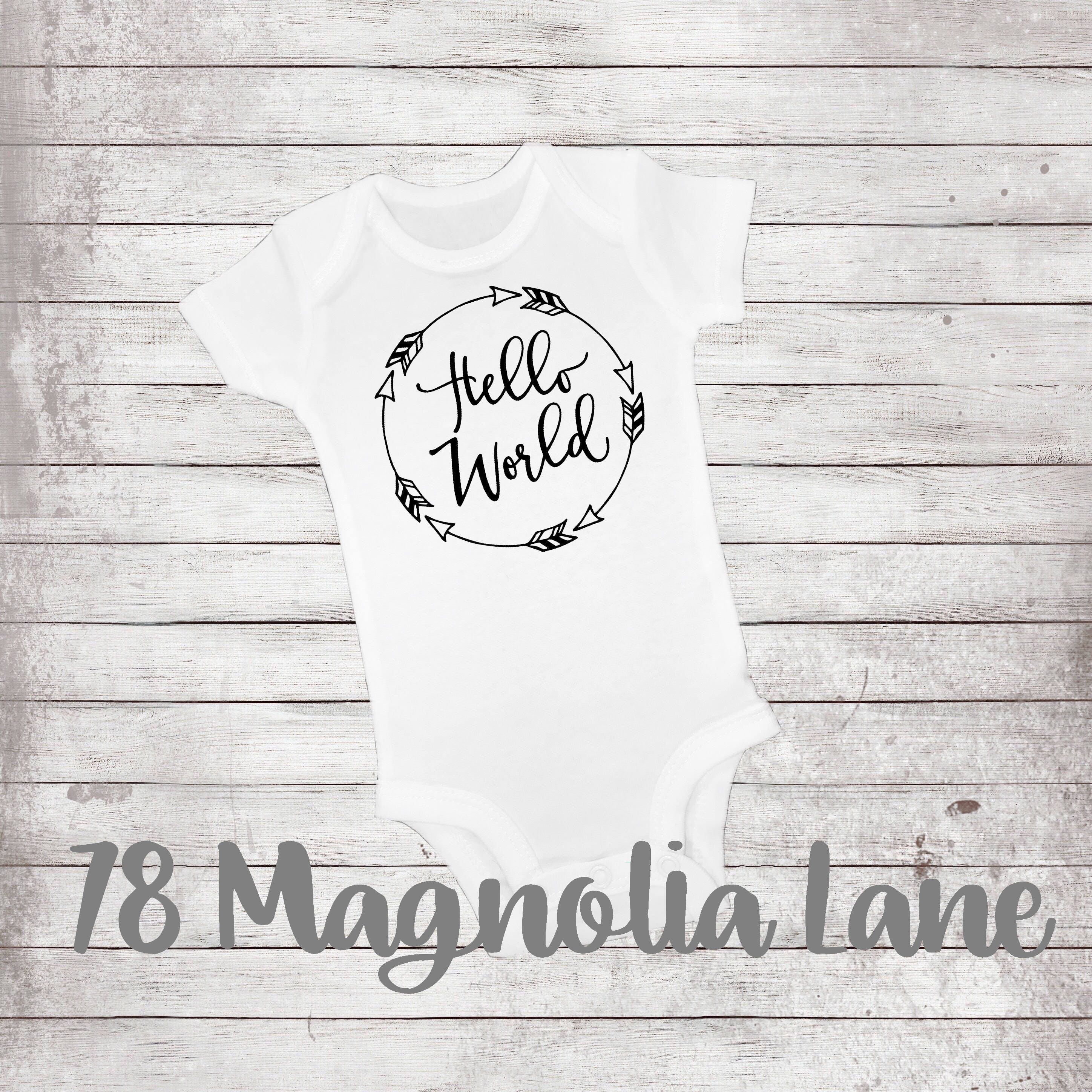 welcome to the world onesie
