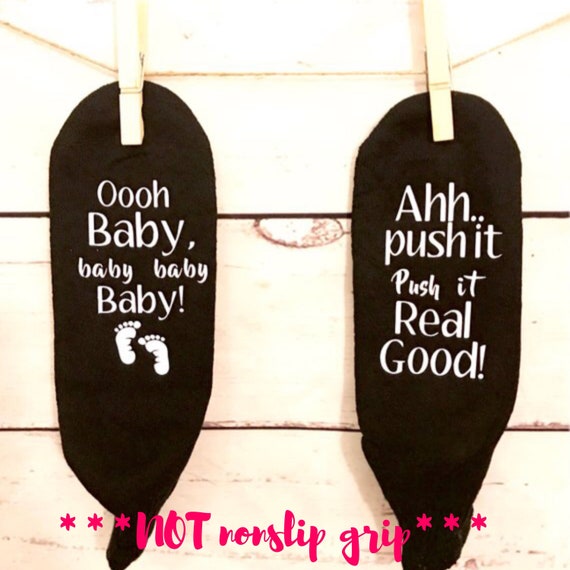 Delivery Socks Maternity Labor Socks Oh Baby Baby Push It Etsy Delivery Socks Maternity Labor Socks Oh Baby Baby Push It Etsy