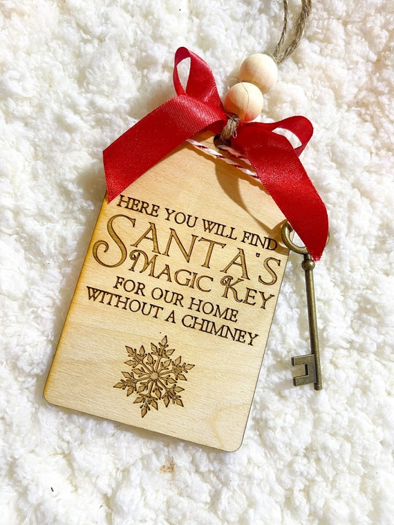 Santas Magic Key, for A Home Without a Chimney, Santa Key 