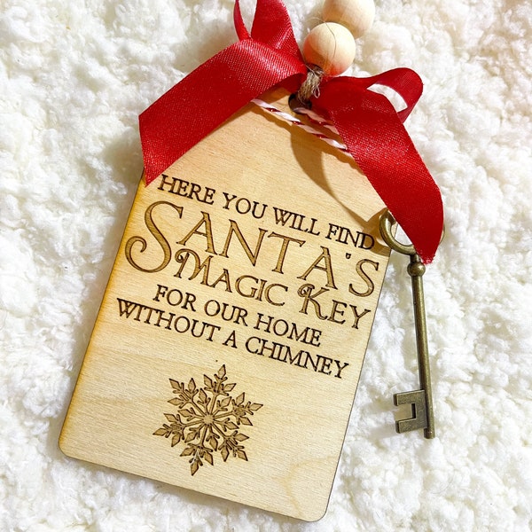 Santa’s Magic Key, For A Home Without a Chimney, Santa key
