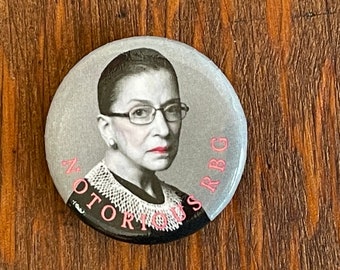 Notorious RBG Ruth Bader Ginsberg  Legacy  Limited Edition 1 1/4 Inch Button Badge