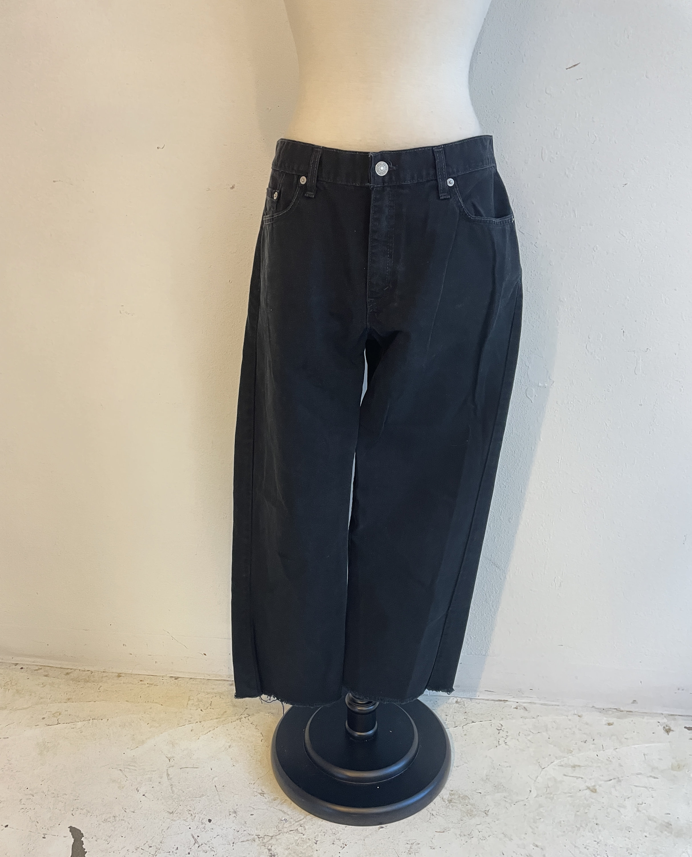 Denim Jeans Lower Rise Loose Fit 