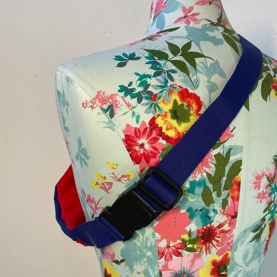 Red White + Blue Colorblock Fanny Pack Vintage Y2… - image 8