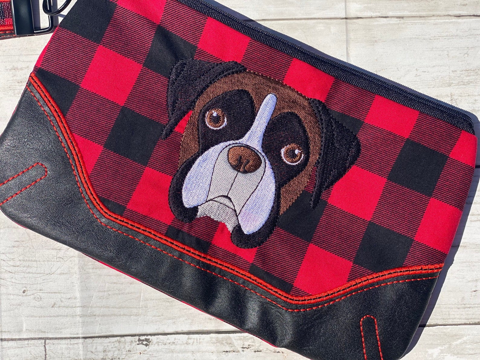 Boxer Dog Clutch Etsy