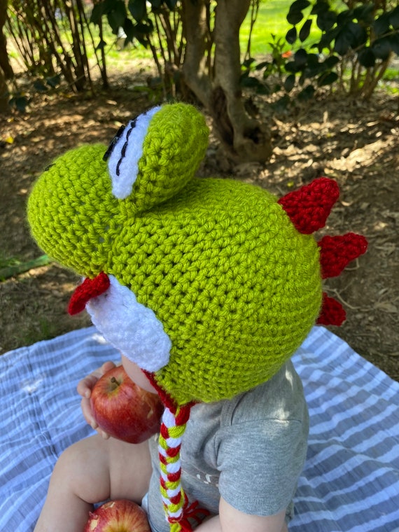 YOSHI HAT Newborn Through Adult Yoshi 