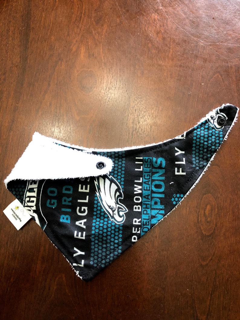 Bandana Bibs are stylish made with cotton fabric that are soft and absorbent.