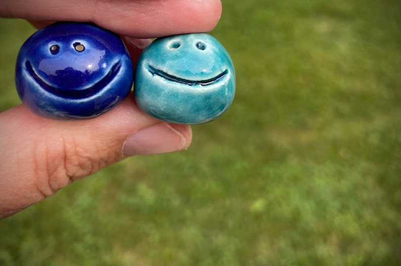 SMILEYS Little Ceramic Smiles. SPREAD HAPPINESS 1 Dozen - Etsy