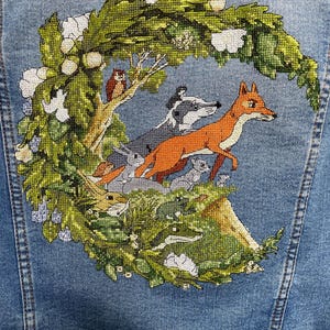 Digitaal downloadpatroon The Animals of Farthing Wood-kruissteek