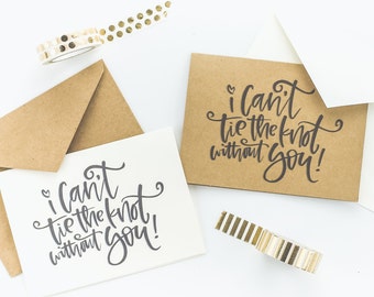 tie the knot invitations etsy