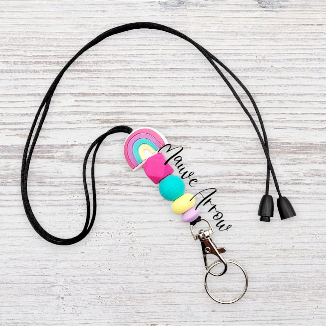 Bright Life, Lanyard ID Holder, ID Badge Card Lanyard, Lanyard for Keys